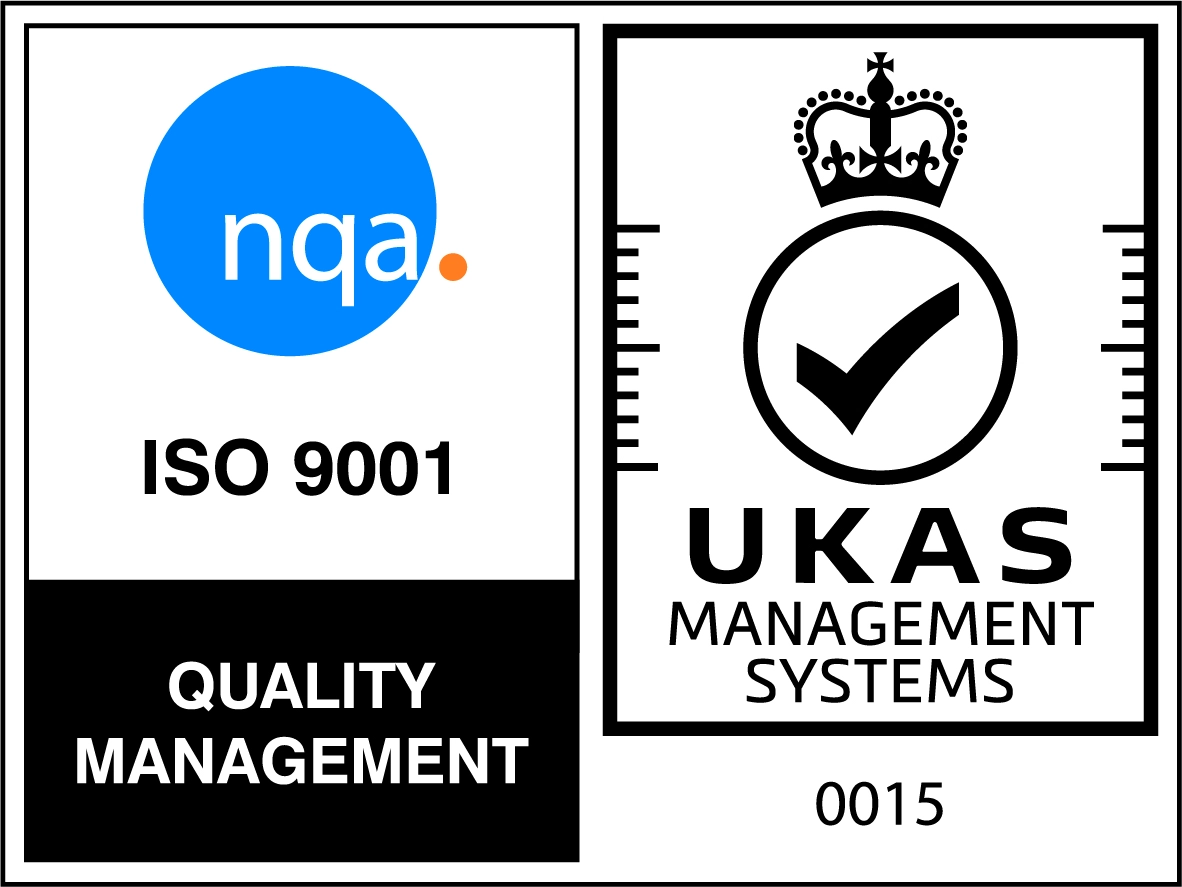 NQA ISO 9001 UKAS 認定ロゴ